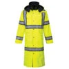 Portwest Hi-Vis Reversible Rain Coat 48" -All Seasons Uniforms Shop PWUH447