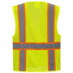 Custom Portwest Jackson Contrast Hi-Vis Vest -All Seasons Uniforms Shop PWUS372@1