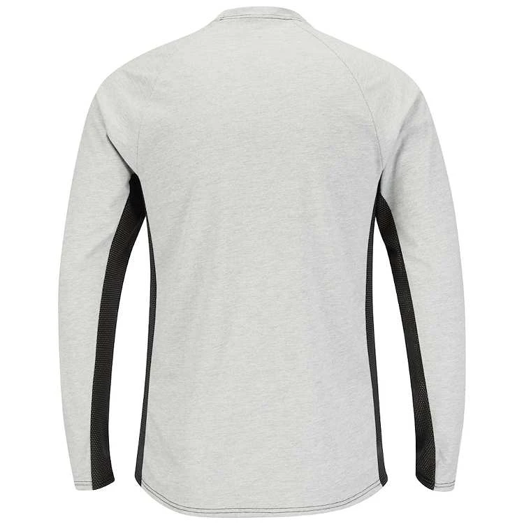 Bulwark Long Sleeve FR Two-Tone Base Layer With Concealed Chest Pocket- Excel FR HRC1 4 Bulwark Long Sleeve FR Two-Tone Base Layer With Concealed Chest Pocket- Excel FR HRC1 - Image 2