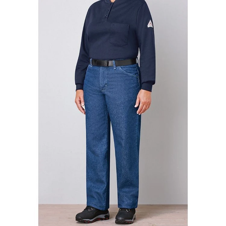 Bulwark FR Women's Excel FR Prewashed Denim Jean - 14.75 Oz. HRC2 3 Bulwark FR Women's Excel FR Prewashed Denim Jean - 14.75 Oz. HRC2