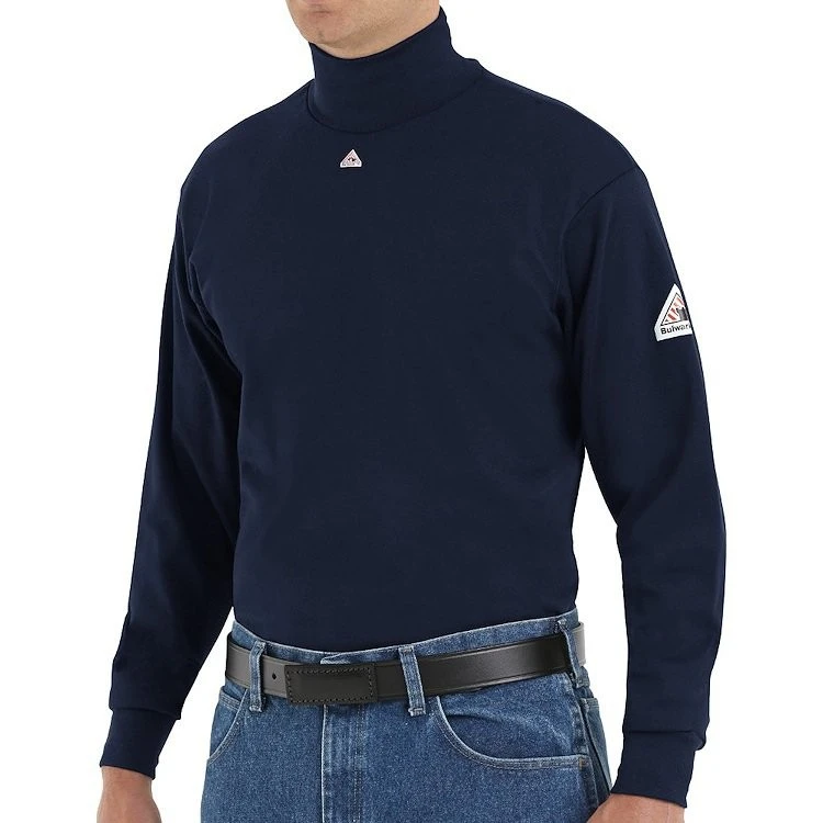 Bulwark FR Excel FR Tagless Mock Turtleneck - 6.25 Oz. HRC2 3 Bulwark FR Excel FR Tagless Mock Turtleneck - 6.25 Oz. HRC2