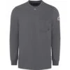 Bulwark Excel FR Long Sleeve Tagless T-Shirt - 6.25 Oz. HRC2 -All Seasons Uniforms Shop RCSET2