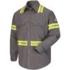 Bulwark Enhanced Visibility Uniform Shirt - Excel FR Comfortouch - 7.0 Oz. 1 Bulwark Enhanced Visibility Uniform Shirt - Excel FR Comfortouch - 7.0 Oz. -All Seasons Uniforms Shop RCSLDT