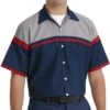 Red Kap Men's Performance Short Sleeve Tech Shirt 2 Red Kap Men's Performance Short Sleeve Tech Shirt -All Seasons Uniforms Shop RCSP24AC