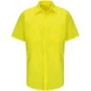 Custom Red Kap Enhanced Visibility Short Sleeve RipstopWork Shirt -All Seasons Uniforms Shop RCSY24 1