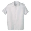 Reed 65% Polyester / 35% Cotton Food Processing Short Sleeve Shirt 2 Reed 65% Polyester / 35% Cotton Food Processing Short Sleeve Shirt -All Seasons Uniforms Shop RE620GNP 1