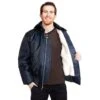 Snap 'n' Wear Sherpa Lined Bomber Jacket 1 Snap 'n' Wear Sherpa Lined Bomber Jacket -All Seasons Uniforms Shop SN6000