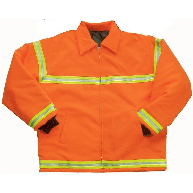 Snap 'n' Wear 100% Acrylic Fingertip Length Jacket With Reflective Tape 3 Snap 'n' Wear 100% Acrylic Fingertip Length Jacket With Reflective Tape