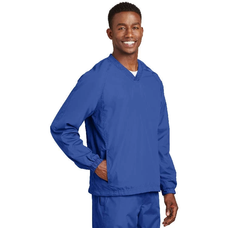 Sport-Tek® V-Neck Raglan Wind Shirt 6 Sport-Tek® V-Neck Raglan Wind Shirt - Image 4