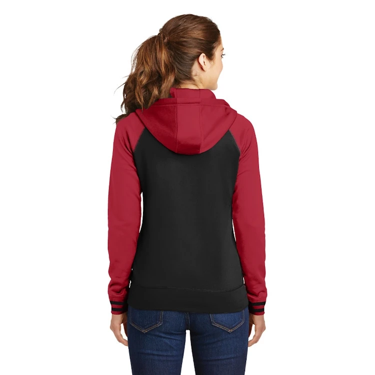 Sport-Tek® Ladies' Sport-Wick® Varsity Fleece Full-Zip Hooded Jacket 6 Sport-Tek® Ladies' Sport-Wick® Varsity Fleece Full-Zip Hooded Jacket - Image 4