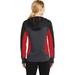 Sport-Tek® Ladies' Tech Fleece Colorblock Full-Zip Hooded Jacket -All Seasons Uniforms Shop STLST245@3 1