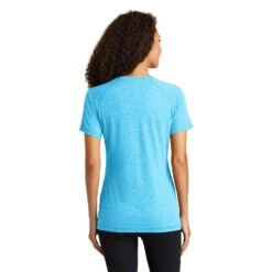 Sport-Tek® Ladies' PosiCharge® Tri-Blend Wicking Scoop Neck Raglan Tee -All Seasons Uniforms Shop STLST400@1