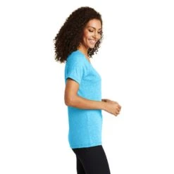 Sport-Tek® Ladies' PosiCharge® Tri-Blend Wicking Scoop Neck Raglan Tee -All Seasons Uniforms Shop STLST400@2