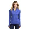 Sport-Tek® Ladies' Sport-Wick ® Stretch Reflective Heather 1/2-Zip Pullover 2 Sport-Tek® Ladies' Sport-Wick ® Stretch Reflective Heather 1/2-Zip Pullover -All Seasons Uniforms Shop STLST855