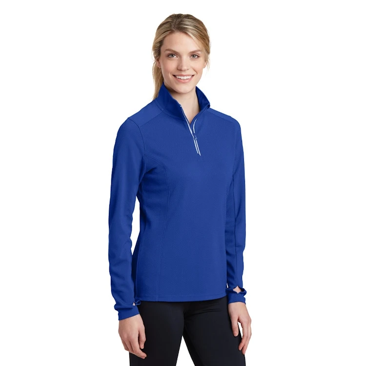 Sport-Tek® Ladies' Sport-Wick® Textured 1/4-Zip Pullover 4 Sport-Tek® Ladies' Sport-Wick® Textured 1/4-Zip Pullover - Image 2