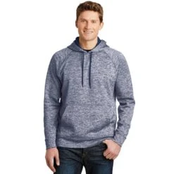 Sport-TekĀ® PosiCharge Ā® Electric Heather Fleece Hooded Pullover