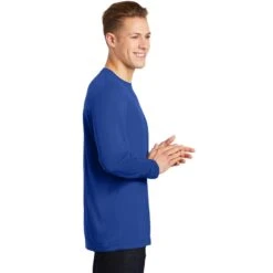 Sport-Tek® Long Sleeve PosiCharge® Competitor™ Cotton Touch™ Tee -All Seasons Uniforms Shop STST450LS@2
