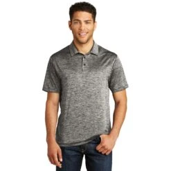 Sport-TekĀ® PosiChargeĀ® Electric Heather Polo