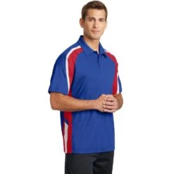 Sport-Tek® Tricolor Micropique Sport-Wick® Polo