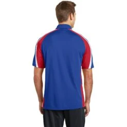 Sport-Tek® Tricolor Micropique Sport-Wick® Polo -All Seasons Uniforms Shop STST654@3