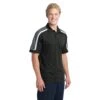 Sport-Tek® Tricolor Shoulder Micropique Sport-Wick® Polo -All Seasons Uniforms Shop STST658