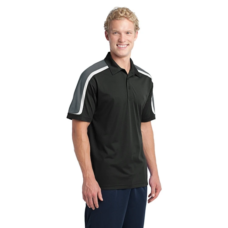 Sport-Tek® Tricolor Shoulder Micropique Sport-Wick® Polo 3 Sport-Tek® Tricolor Shoulder Micropique Sport-Wick® Polo