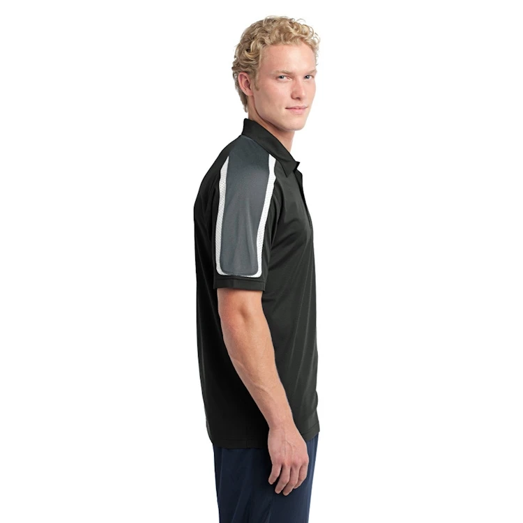 Sport-Tek® Tricolor Shoulder Micropique Sport-Wick® Polo 5 Sport-Tek® Tricolor Shoulder Micropique Sport-Wick® Polo - Image 3