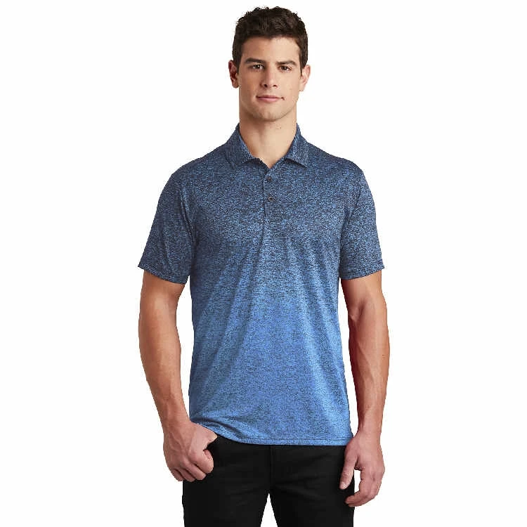 Sport-Tek® Ombre Heather Polo 3 Sport-Tek® Ombre Heather Polo
