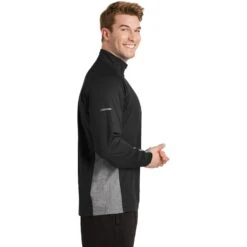 Sport-Tek® Sport-Wick® Stretch Contrast 1/2-Zip Pullover 8 Sport-Tek® Sport-Wick® Stretch Contrast 1/2-Zip Pullover -All Seasons Uniforms Shop STST854@2 1