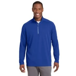 Sport-Tek® Sport-Wick® Textured 1/4-Zip Pullover