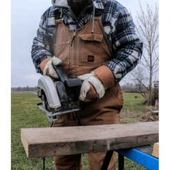 Tough Duck Palm Lined Cow Split Leather Fitters Glove