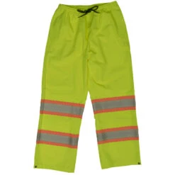 Tough Duck Hi-Vis Packable Safety Rain Pant