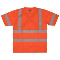 Tough Duck Short Sleeve Safety T-Shirt With Segmented Stripes