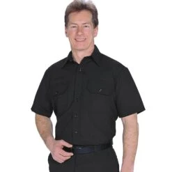 Topps Safety 4.5 Oz. Uniform Style Shirt Of Nomex IIIA-Short Sleeve