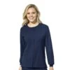 WonderWink W123 Women's Crew Neck Warm Up Jacket -All Seasons Uniforms Shop WK8155 1