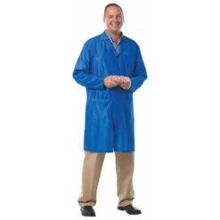 Worklon ESD Lapel Collar Lab Coat W/Wrist Snaps - Work-Stat