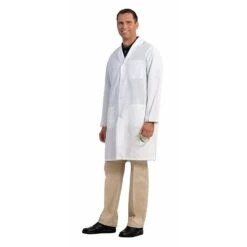 Worklon ESD Knee Length Lab Coat W/Wrist Snaps - SC-3 / Burlington C3