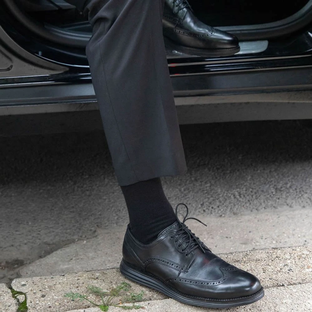 Extra Wide Sock Co Loose Fit Stays Up Mid-Calf Dress Socks - 3 Pack 7 Extra Wide Sock Co Loose Fit Stays Up Mid-Calf Dress Socks - 3 Pack - Image 5