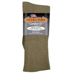 Extra Wide Sock Co Extra Wide Dress Socks - 3 Per Bag