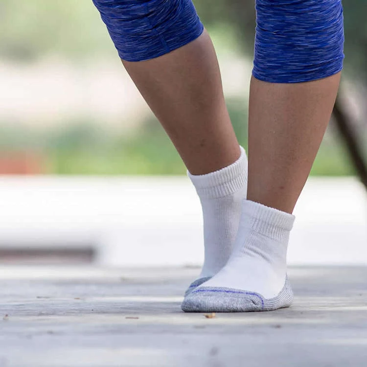 Extra Wide Sock Co Extra Wide Loose Fit Casual Quarter Socks - 3 Per Bag 5 Extra Wide Sock Co Extra Wide Loose Fit Casual Quarter Socks - 3 Per Bag - Image 3